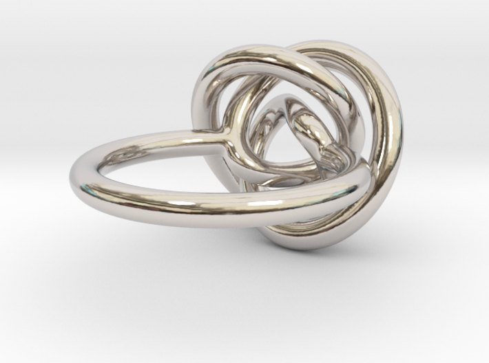 Infinity Knot Ring 3d printed