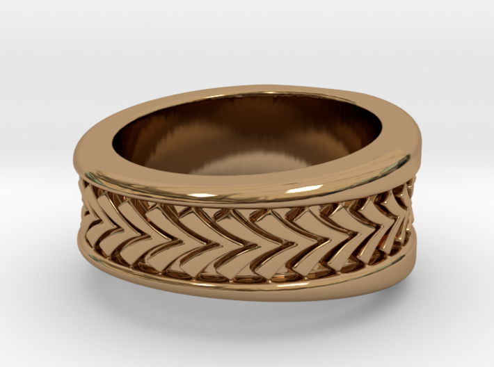 Spruce Ring S B 3d printed