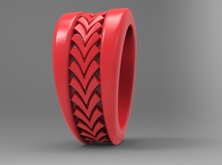 Spruce Ring Pl 3d printed