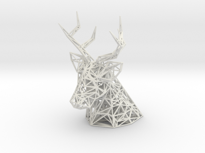 Deer Head wall mount 3d printed