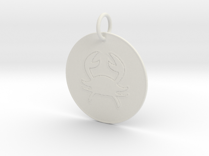 Cancer Keychain 3d printed