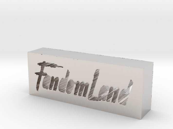 FandomLand Logo 3d printed