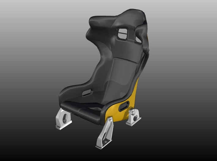 Race Seat F488-GT3-Type - 1/10 3d printed 