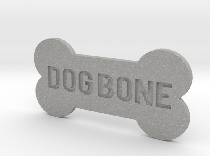 Dog Bone Button 3d printed