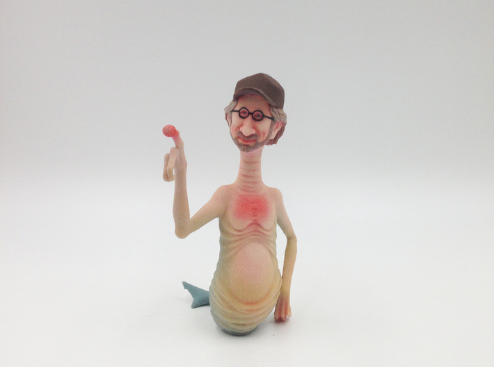 The Jaws of Extraterresteven 3d printed This is the actual Full Color Sandstone 3D-print.