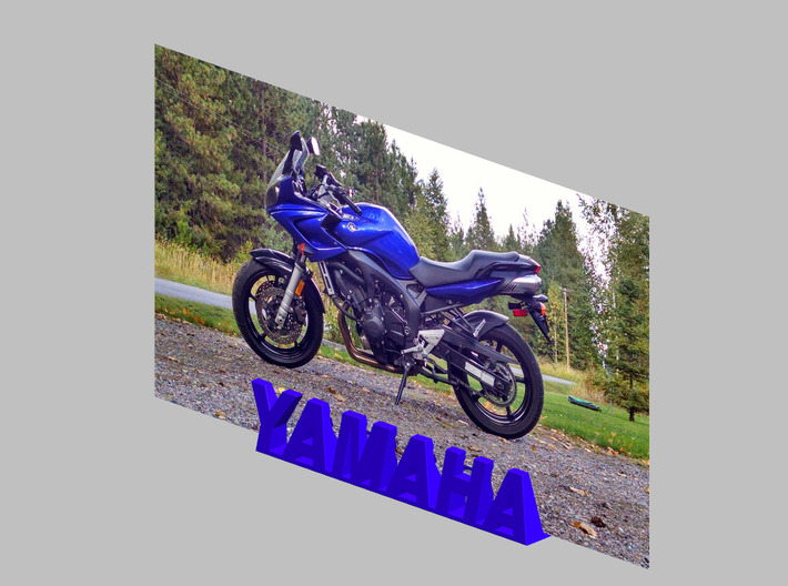 Yamaha Desktop Frame-less Picture Holder 3d printed