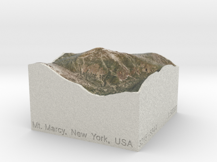 Mt. Marcy, New York, USA, 1:50000 Explorer 3d printed 