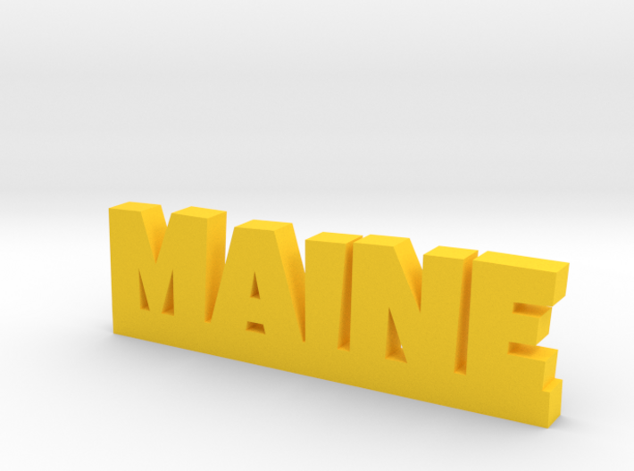 MAINE Lucky 3d printed
