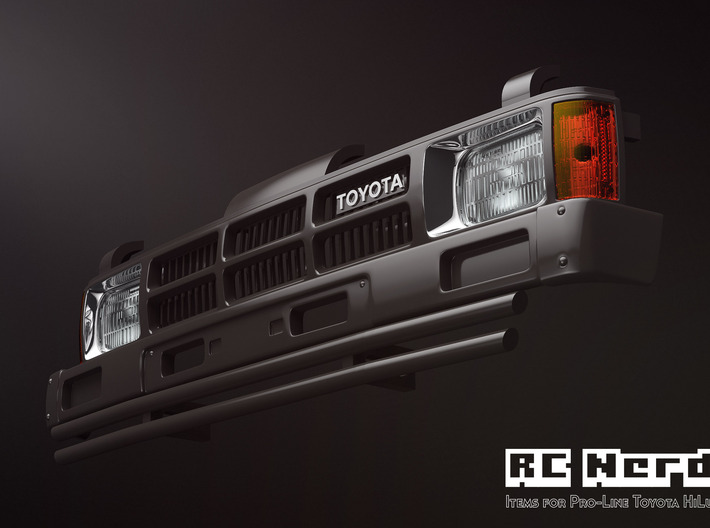 RCN004 Full grill  for Pro-Line Toyota SR5 3d printed 