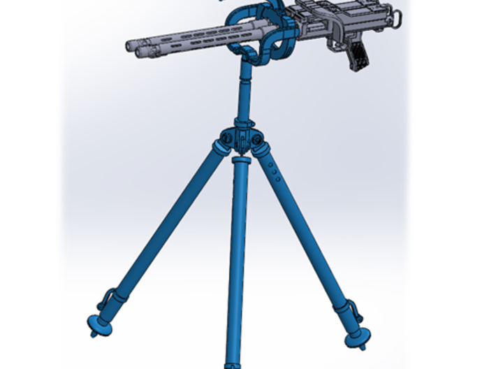 MG81Z Tripod GunMount 1:6 3d printed Gun & Mount