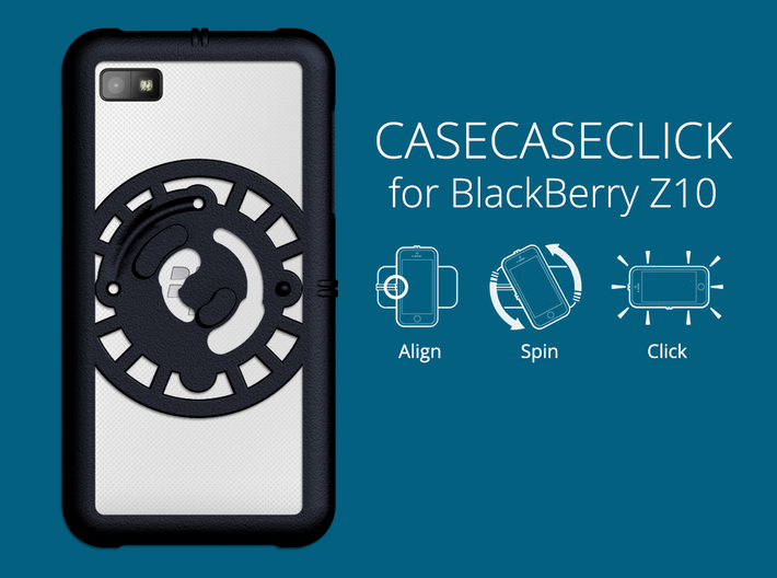 for BlackBerry Z10 : core : CASECASE CLICK 3d printed