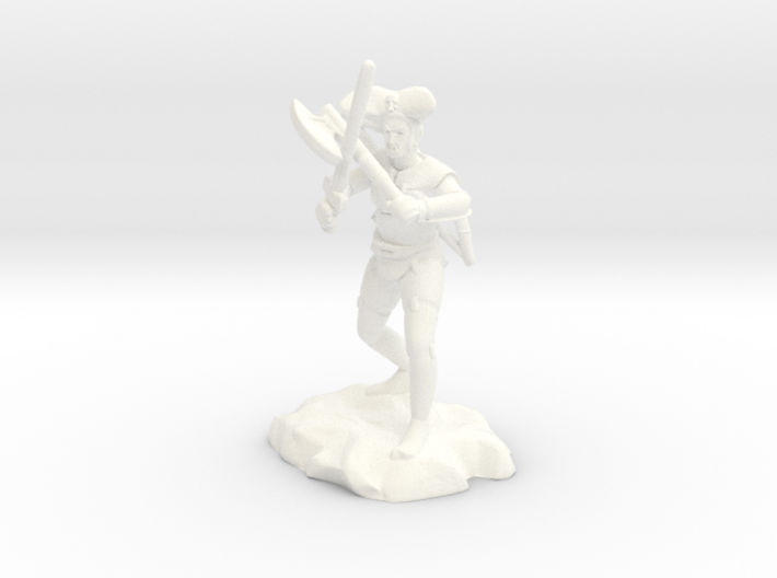 Argrunt the Half Orc Ranger Pirate 3d printed 