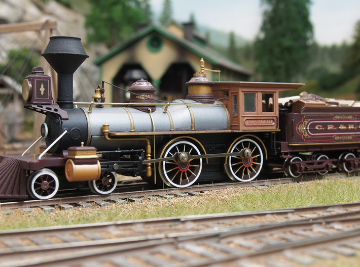 HO scale old time locomotive detail variety pack 2 3d printed 
