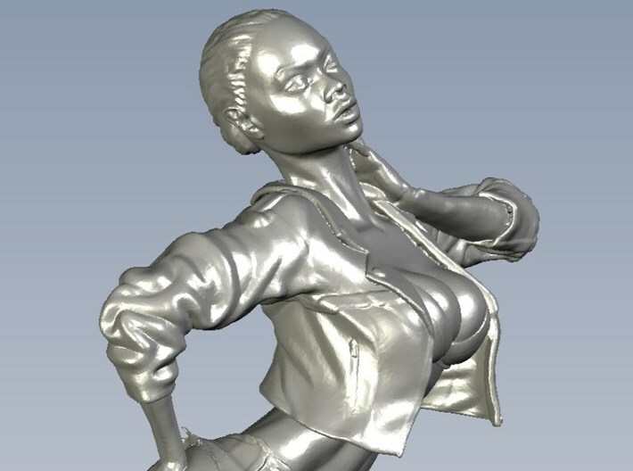 1/35 scale nose-art striptease dancer figure B x 2 3d printed 
