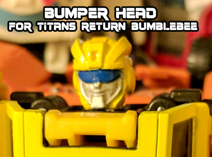 Bumper Head for Titans Returns Bumblebee 3d printed Hand painted print