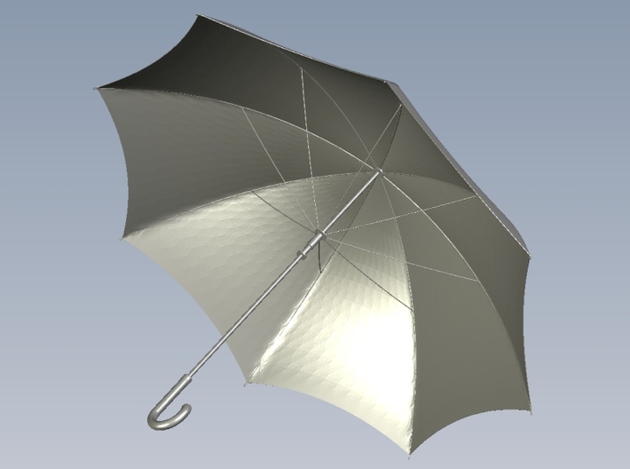 1/18 scale rain umbrella x 1 3d printed 