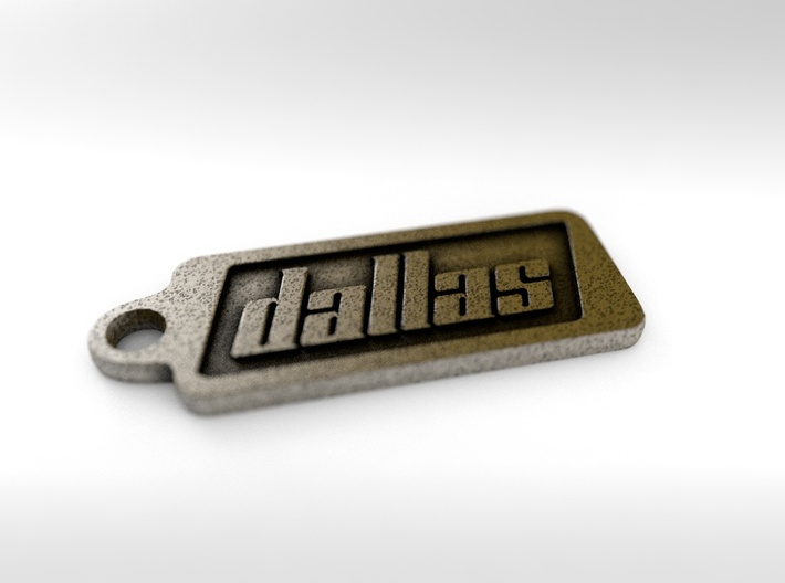 Dallas, Texas Keychain 3d printed