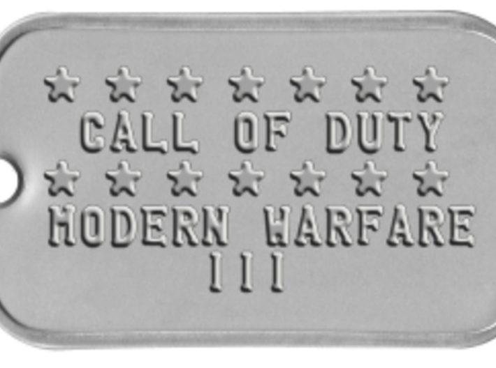 Call of Duty Modern Warfare 3 Dog Tag 3d printed Call of Duty Modern Warfare 3 Dog Tag