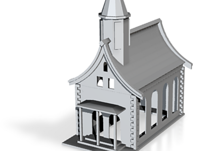 Country Church 3d printed Small Country Church