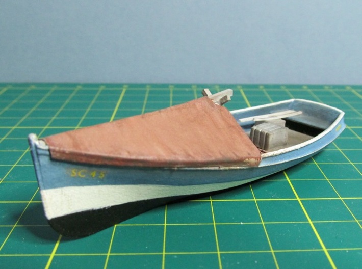 4mm Scale Fishing Boat 3d printed