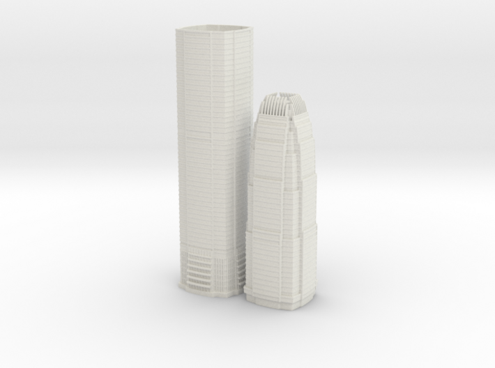 Two International Finance Centre (1:2000) 3d printed 