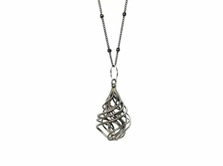 Sabella Swirl Necklace 3d printed 
