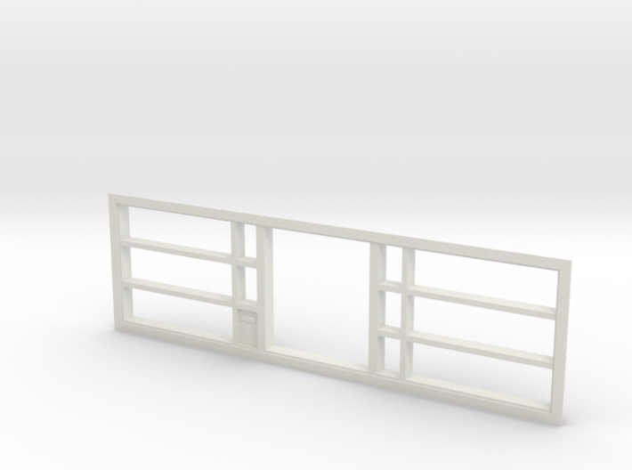 Window, 192in X 54in, With Display Shelves 3d printed