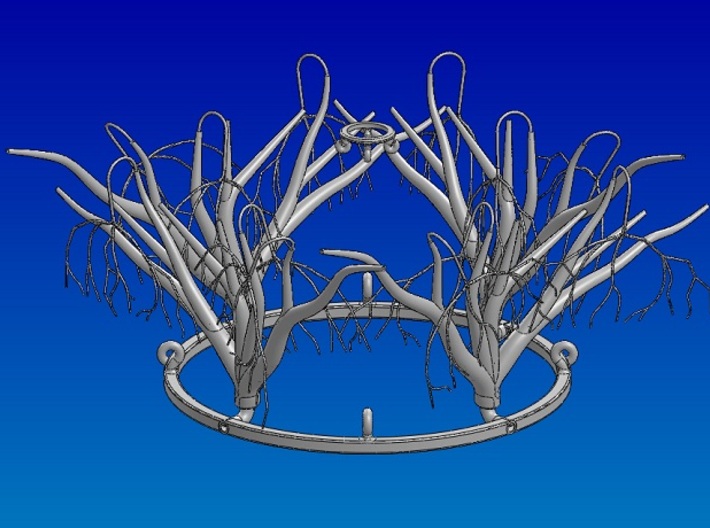 Branches 3d printed &quot;Winter Trees&quot; Assembled Set