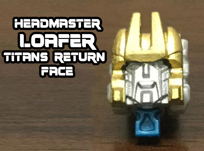 Loafer Faceplate (Titans Return) 3d printed Hand painted Frosted Ultra Detail Print