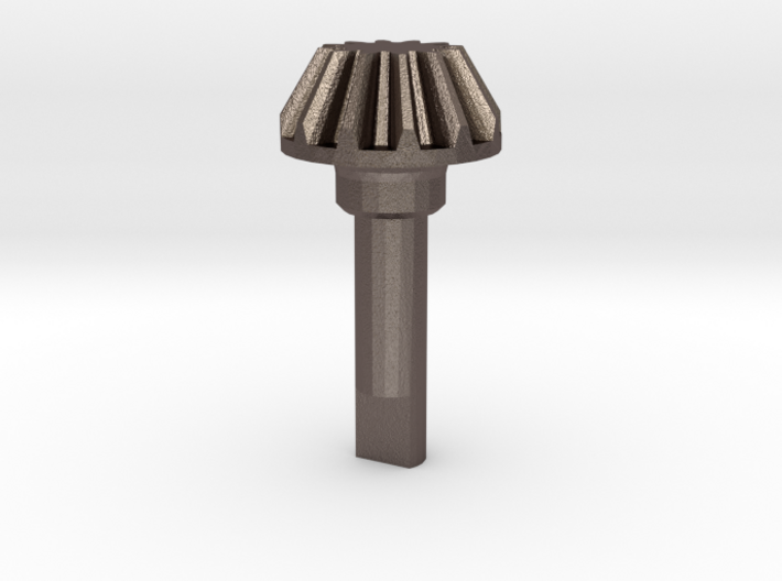 Small Bevel Gear Steel With Shaft 3d printed