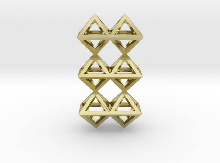 12 Pendant. Perfect Pyramid Structure. 3d printed