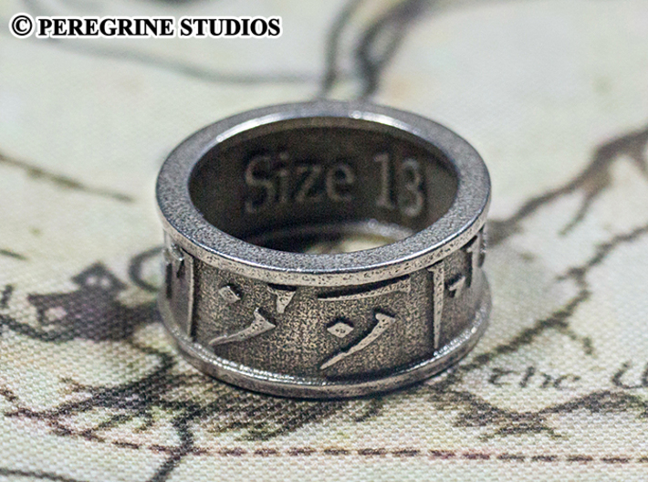 Ring - Forever 3d printed Stainless Steel