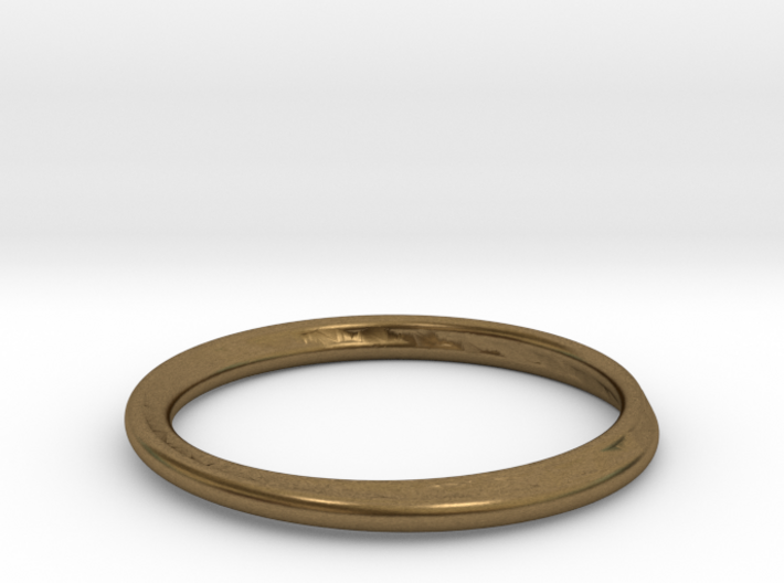Ring Mobius facet 3d printed