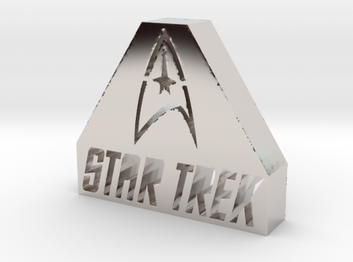 Star Trek Logo 3d printed