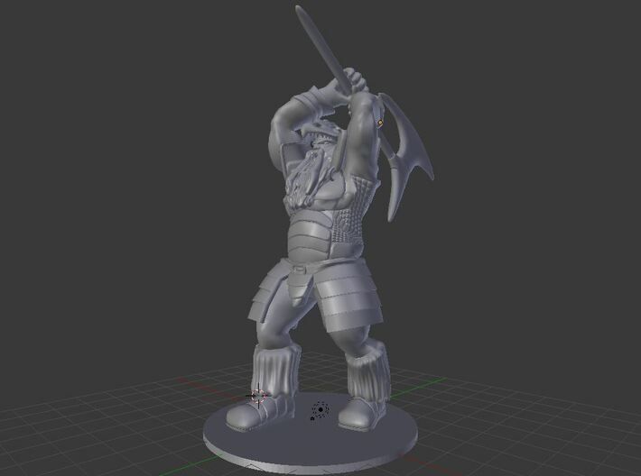 Harshnag the Good Frost Giant 3d printed 