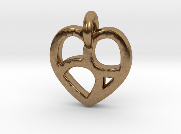 Lover's 69 Heart 3d printed