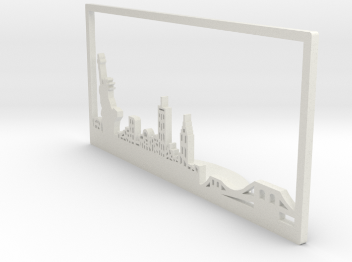 New York Skyline - Bookend 3d printed