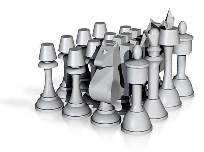 Code Geass Chess Set 2.5&quot; Tall 3d printed