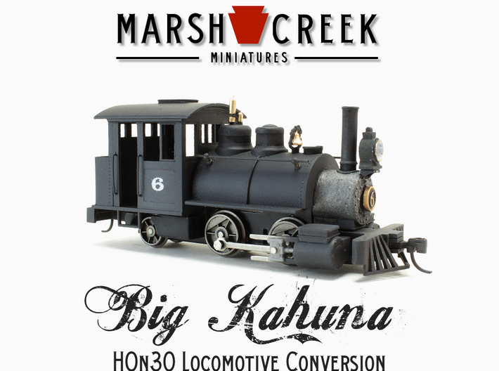 HOn30 0-4-2 Locomotive BIG KAHUNA 3d printed
