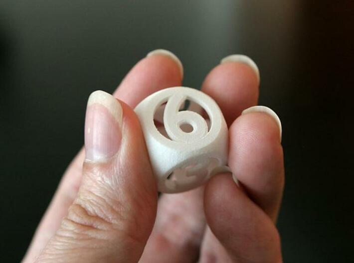 hollow round die 3d printed White Strong & Flexible