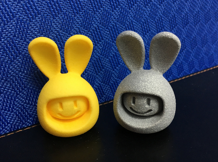 Emoji Rabbit 3d printed