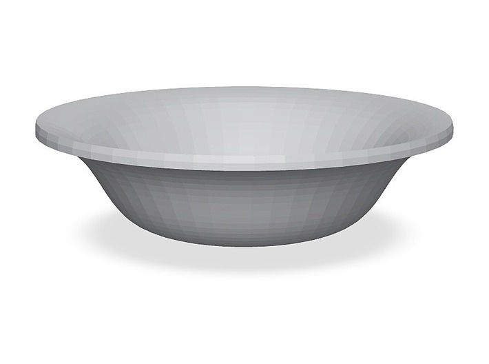Lipped bowl 3d printed