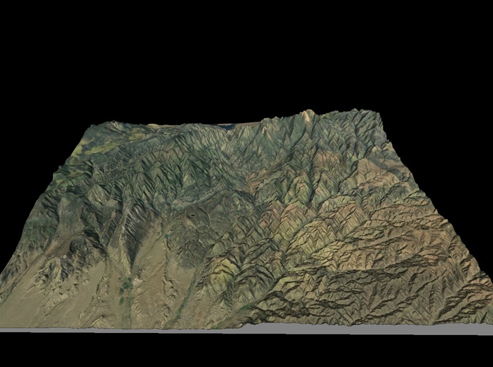 Philmont Scout Ranch Map, New Mexico 3d printed 