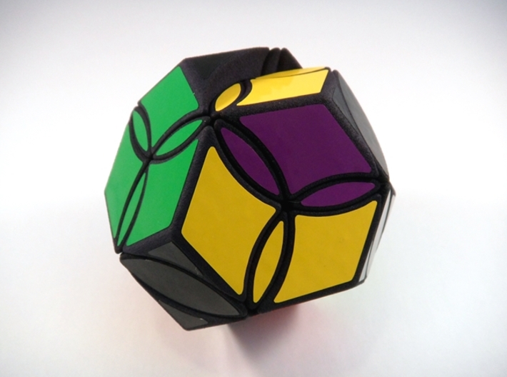 Poison Ivy Octahedron Puzzle 3d printed One Turn