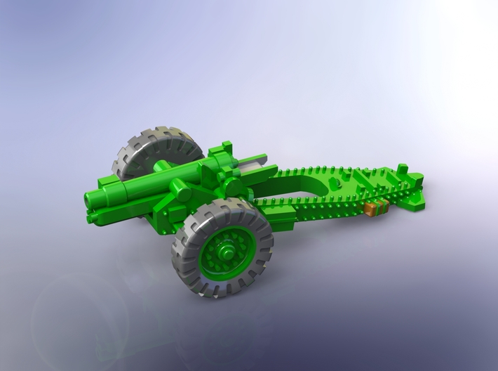 British WWII BL 6in 26cwt Howitzer 1/285 3d printed 
