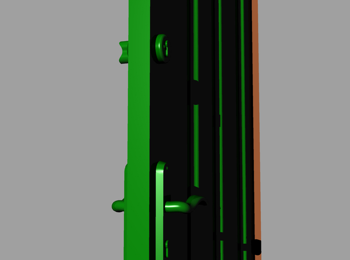 0 scale 1:43 doors ( 2pcs set)  3d printed 