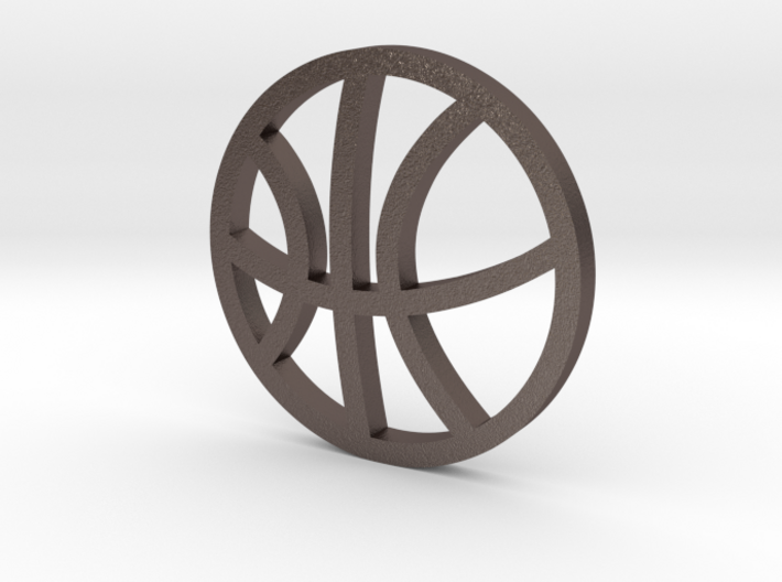 Sports Pendant - Basketball 3d printed