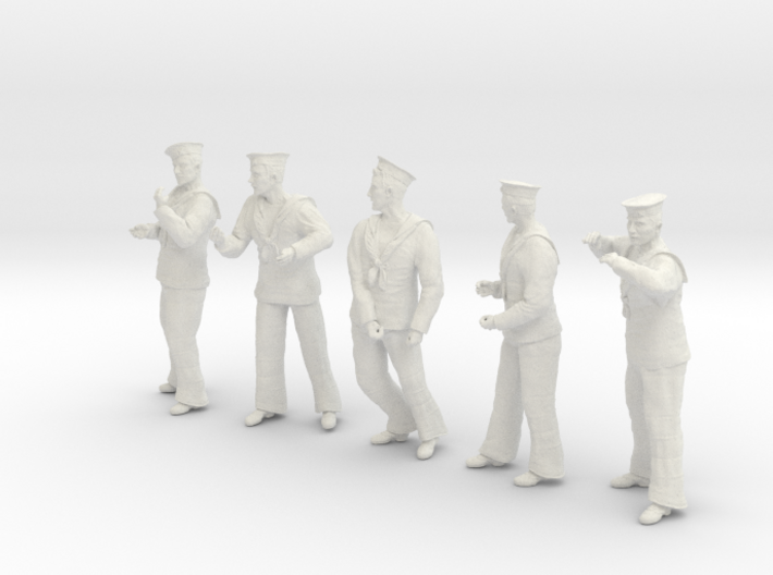 1-20 Royal Navy Sailors Set1-3 3d printed 