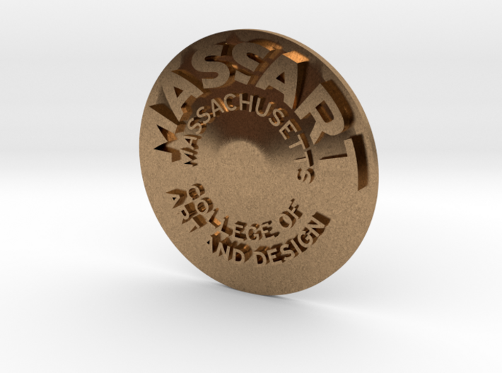 MassArt coin 3d printed