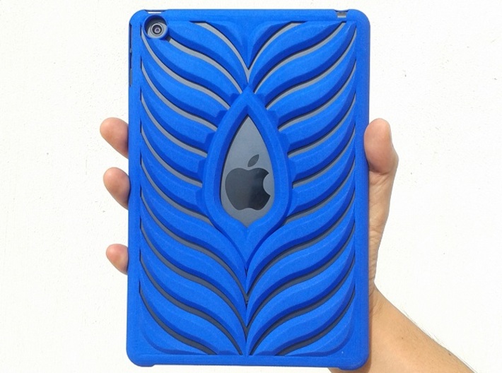 Ipad Mini Case 3d printed Royal Blue Strong &amp; Flexible